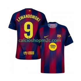 Barcellona Robert Lewandowski 9 Maglia Prima 2025/2026 Manica Corta
